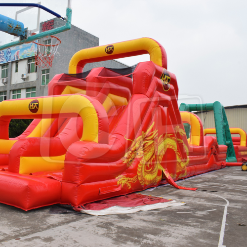 CH Large Inflatable Obstacle Course Inflatable Games For Adults