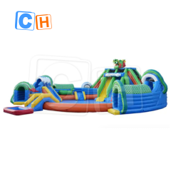 CH Classic Mobile Inflatable Dragon Theme Water Park For Kids And Adults