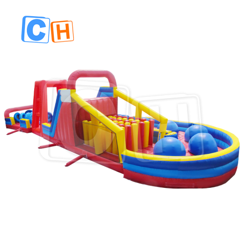 CH Large Ball Inflatable Obstacle Course For Sale,Inflatable Bouncy Obstacle For Adult