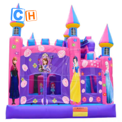 CH Inflatable Combo Bouncer Kids Jumping Castle Bouncy Jumpers With Slide For Party,Inflatable Bounce Castle Combo Slide For Kids