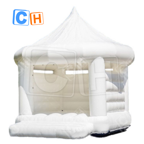 CH Wedding Inflatable Castle Bouncer White Inflatable Wedding Bouncer House For Events