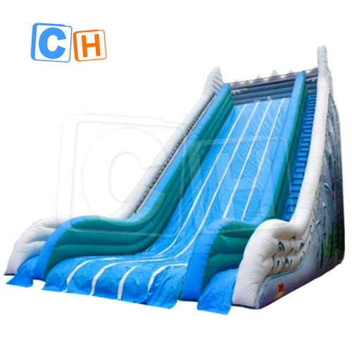 CH Inflatable Dry Slide 10 Meters High Commercial Adult Large Inflatable Dry Slide For Sale From China Guangzhou Inflatable Bounce