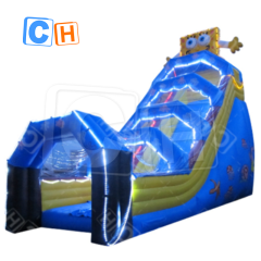 CH Cmmercial Use Luminous New Inflatable Cartoon Slide Inflatable Dry Slide With Light