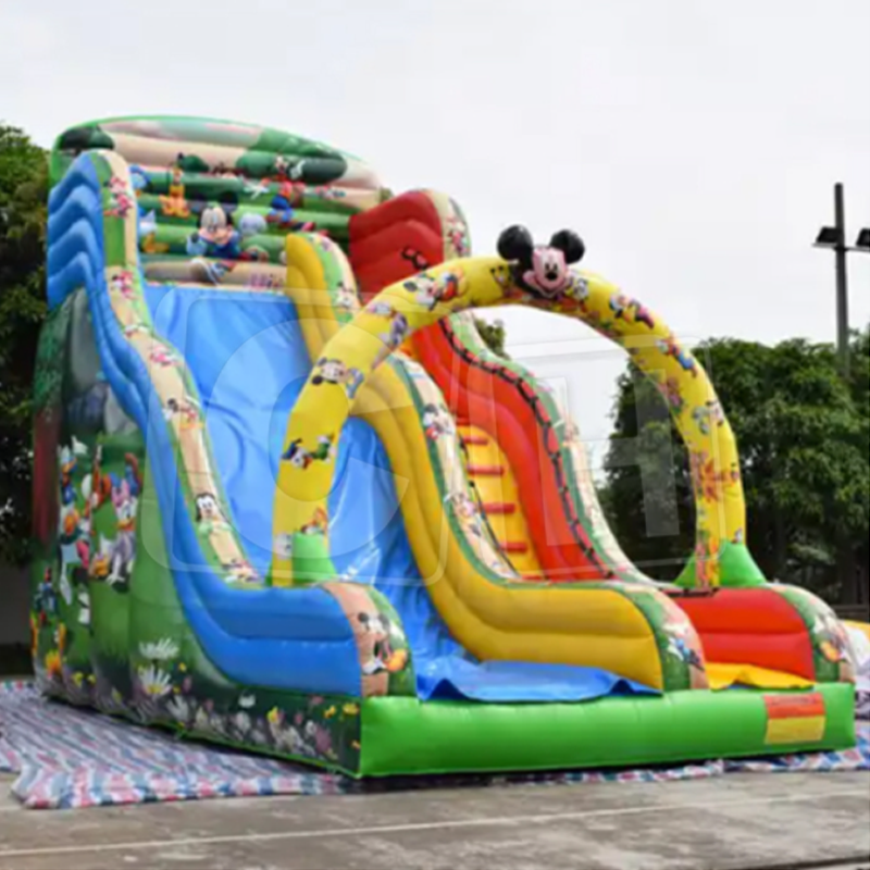 CH Popular High Quality Commercial Dry Slide Cartoon Inflatable Dry Slide Inflatable Water Slide