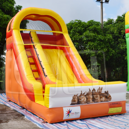 CH New Design Inflatable Rabbit Slide For Rental, Inflatable Small Animal Slide For Summer