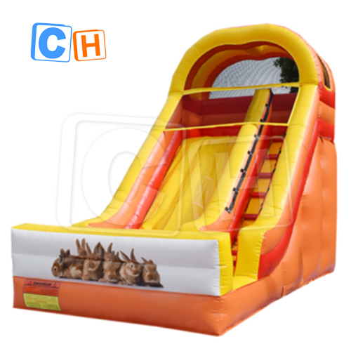 CH New Design Inflatable Rabbit Slide For Rental, Inflatable Small Animal Slide For Summer