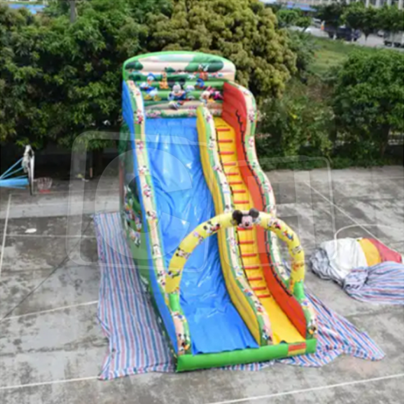 CH Popular High Quality Commercial Dry Slide Cartoon Inflatable Dry Slide Inflatable Water Slide