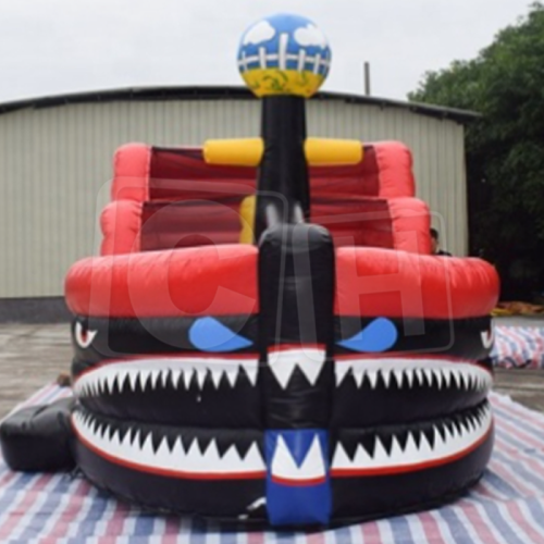 Hot Sale Pirate Inflatable Bounce House With Slide, China Pirate Ship Inflatable Rental ,Inflatable Pirate Ship With A Dry Slide