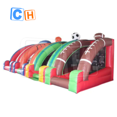 CH Fast Delivery Inflatable 3 In 1 Ball Game For Competition, Inflatable Football Game For Party