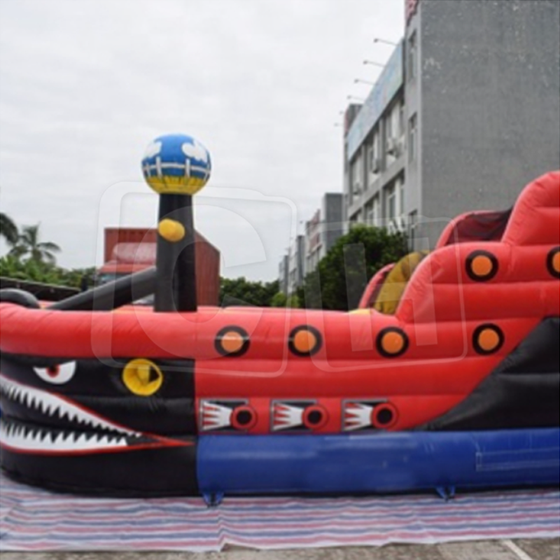 Hot Sale Pirate Inflatable Bounce House With Slide, China Pirate Ship Inflatable Rental ,Inflatable Pirate Ship With A Dry Slide