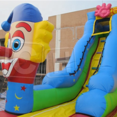 CH Commercial Inflatable Clown Slide For Party,Inflatable Backyard Dry Slide With Cartoon For Kids