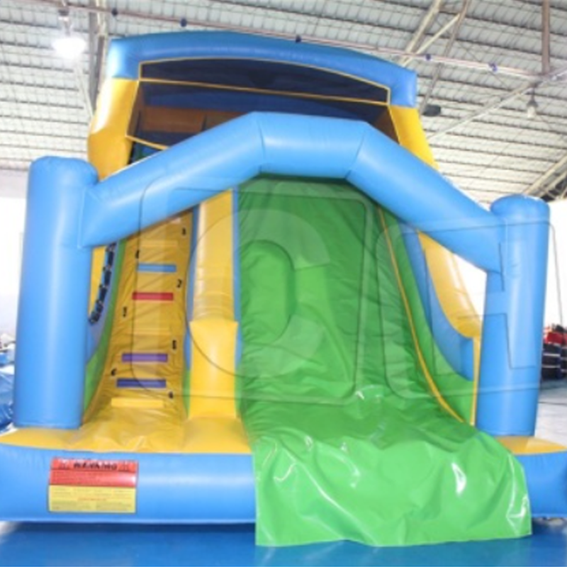 CH Fast Delivery Inflatable Blue Dry Slide For Summer, Inflatable Slide With Arch For Rental