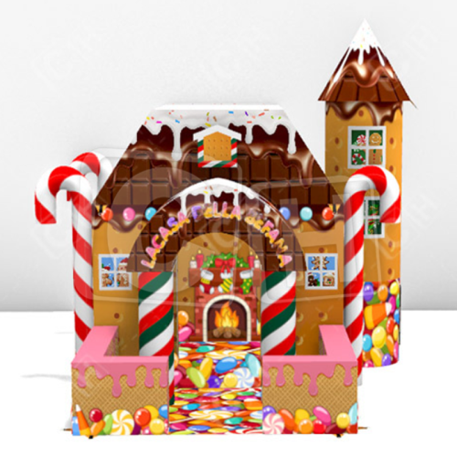 CH Commercial Cute Inflatable Dessert House Inflation Snacks Bouncer House Tent For Sale