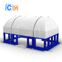 CH Modern Design Inflatable Tent High Quality Blue And White Inflatable Events Tent﻿