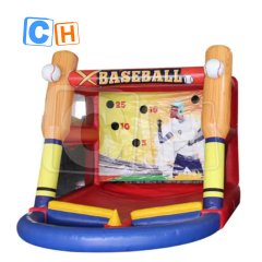 CH Single-Person Indoor Or Outdoor Inflatable Sport Game Custom Inflatable Baseball Goal Game Inflatable Baseball Game For Events