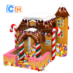 CH Commercial Cute Inflatable Dessert House Inflation Snacks Bouncer House Tent For Sale