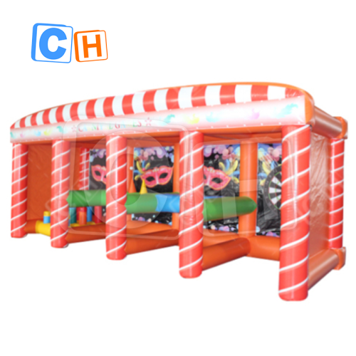 CH Adults Commercial Inflatable Games Kids Sports Ferrule Game Shooting Combo Inflatable Games For Events