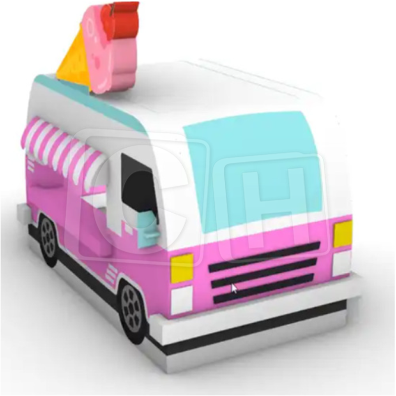 CH Latest Design Pink And White Ice Cream Inflatable Booth Car Tent For Events