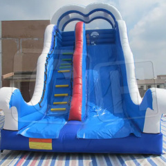 CH Good Quality Amusement Park PVC Tarpaulin Inflatable Dry Slide Outdoor & Indoor Inflatable Jumping Castle House Water Slide