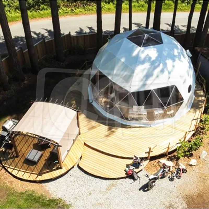 CH Hotel House Outdoor Camping Star Bubble Pvc Igloo Big Luxury Camping Outdoor Clear Transparent Glamping Dome Tent