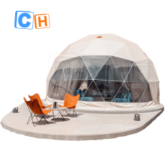 CH Hotel House Outdoor Camping Star Bubble Pvc Igloo Big Luxury Camping Outdoor Clear Transparent Glamping Dome Tent