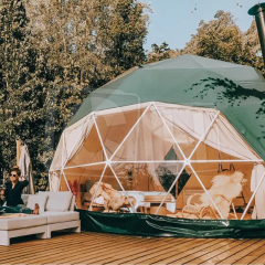 CH 9M Outdoor Customized Camping Igloo Dome Tent House Luxury Hotel Geodesic Dome Tents Glamping