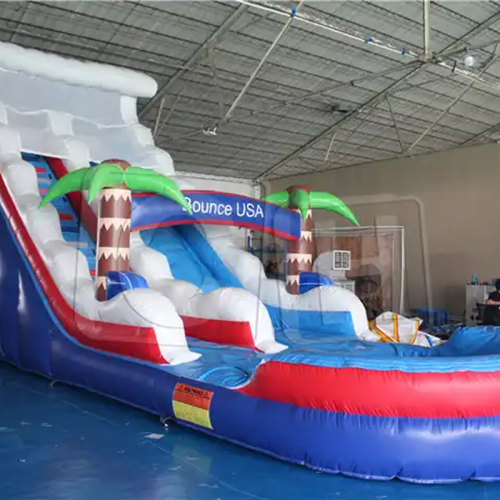 CH Large Adult Huge Outdoor Commercial Grade Inflatable Water Slides Inflatable Wet Dry Slide