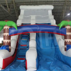 CH Large Adult Huge Outdoor Commercial Grade Inflatable Water Slides Inflatable Wet Dry Slide