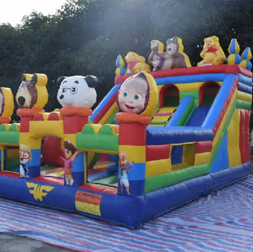 CH Giant Inflatable Slide Influvac Slide Inflatable Commercial 2023 Inflatable Aqua Slip N Slide