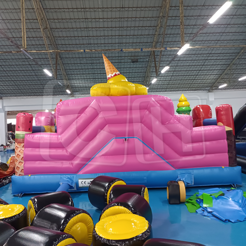 CH Cue Ice Cream Commercial Inflatable Castle For Kids,Cheap Inflatable Bouncy Castle For Adults