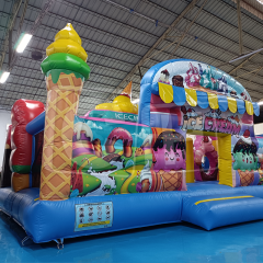 CH Cue Ice Cream Commercial Inflatable Castle For Kids,Cheap Inflatable Bouncy Castle For Adults