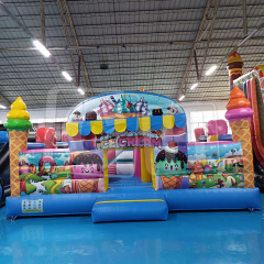 CH Cue Ice Cream Commercial Inflatable Castle For Kids,Cheap Inflatable Bouncy Castle For Adults