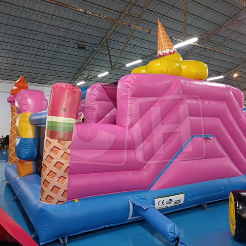 CH Cue Ice Cream Commercial Inflatable Castle For Kids,Cheap Inflatable Bouncy Castle For Adults