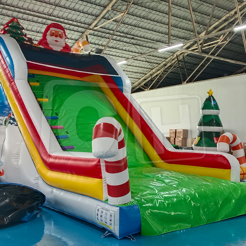 CH Christmas Inflatable Slide For Kids,Jump House Inflatable Bouncers Slide For Party