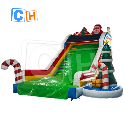 CH Christmas Inflatable Slide For Kids,Jump House Inflatable Bouncers Slide For Party