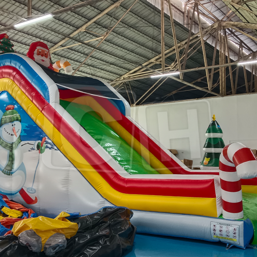 CH Christmas Inflatable Slide For Kids,Jump House Inflatable Bouncers Slide For Party