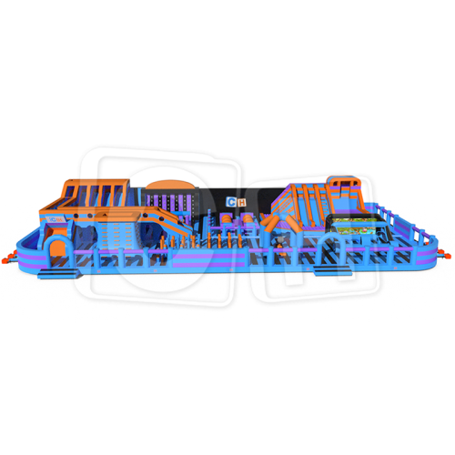CH Huge Inflatable Theme Park For Adult,Inflatable Amusement Park Obstacle Course For Sale