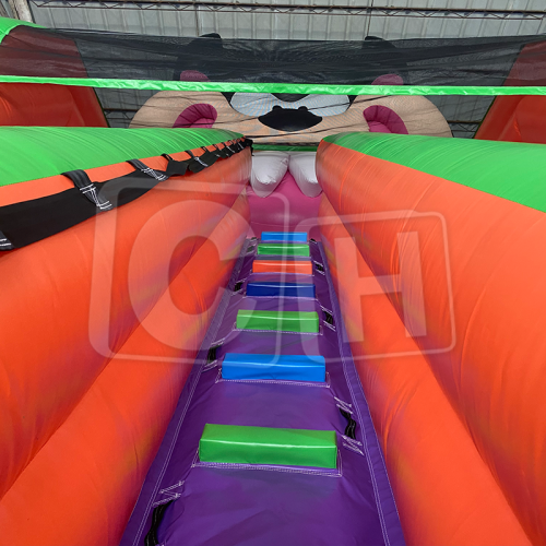 CH Commercial Inflatable Bouncer Slide For Kids,Animal Theme Inflatable Dry Slide For Adults