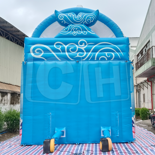 CH Bounce Obstacle Inflatable Water Slides For Pool,House Free Time Fun Dry Inflatable Slides For Kids