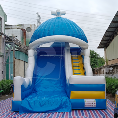 CH Bounce Obstacle Inflatable Water Slides For Pool,House Free Time Fun Dry Inflatable Slides For Kids