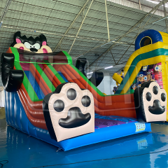 CH Commercial Inflatable Bouncer Slide For Kids,Animal Theme Inflatable Dry Slide For Adults