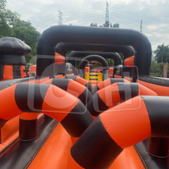 CH 400SQM Inflatable Obstacle Course For Adult,Commercial Bounce House Obstacle Course For Kids