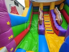 CH Custom Jumping Castle With Slide Bouncers Jumping Castles Slide Inflatable Commercial Outdoors Inflatables Slides
