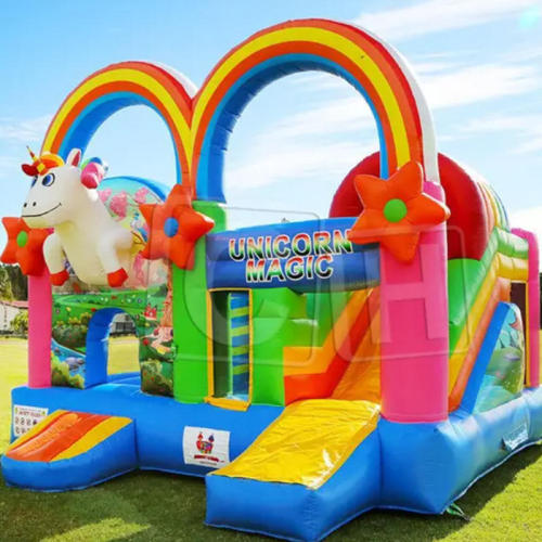 CH most popular kids party jumpers inflatable bounce slide for rental business,small bounce house slide