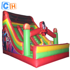 CH Fast Delivery Inflatable Dry Slide With Printing For Rental,Inflatable One Lane Slide