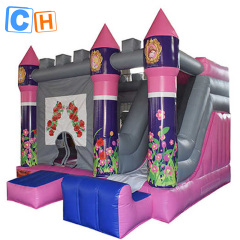 CH In Stock Inflatable Princess Bouncy Combo, Inflatable Pink Bouncer With Slide For Girls