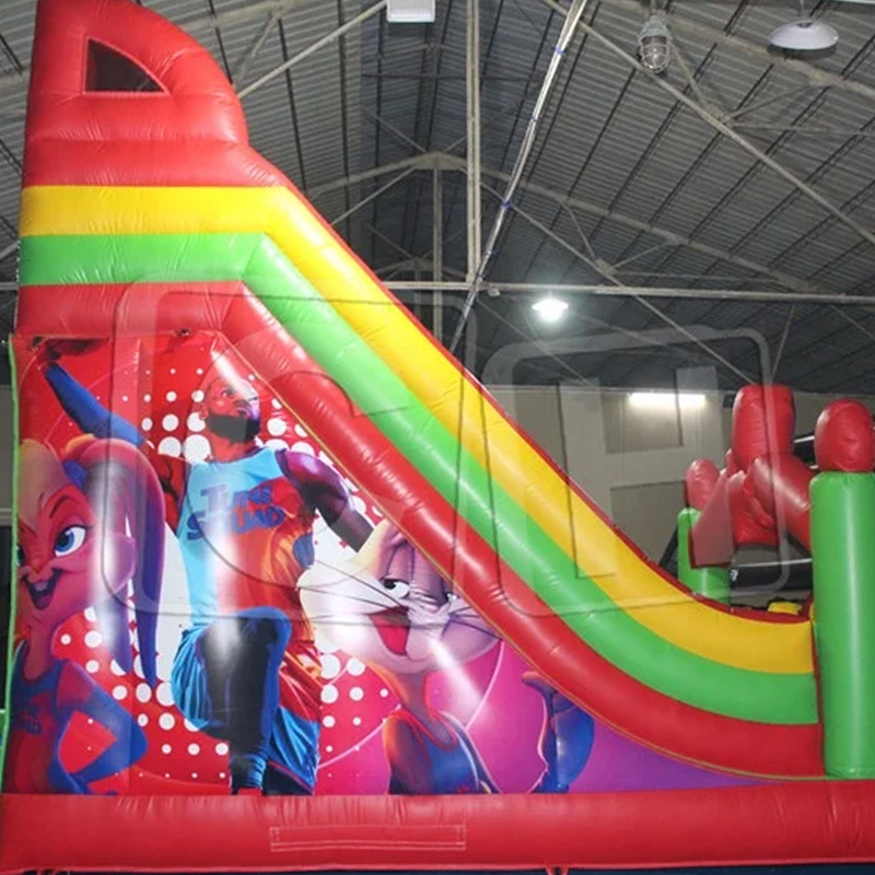 CH Fast Delivery Inflatable Dry Slide With Printing For Rental,Inflatable One Lane Slide