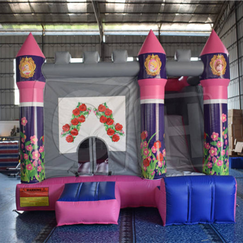 CH In Stock Inflatable Princess Bouncy Combo, Inflatable Pink Bouncer With Slide For Girls