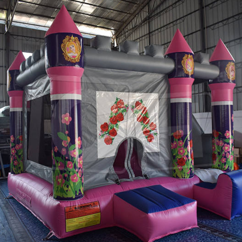 CH In Stock Inflatable Princess Bouncy Combo, Inflatable Pink Bouncer With Slide For Girls