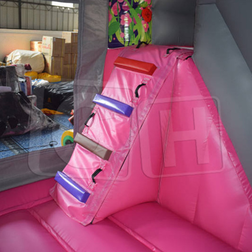 CH In Stock Inflatable Princess Bouncy Combo, Inflatable Pink Bouncer With Slide For Girls